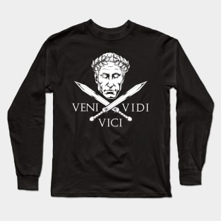 Caesar and Swords - Veni Vidi Vici Long Sleeve T-Shirt